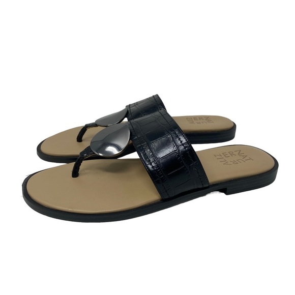 Naturalizer Black Animal Print Design. Size 7.5 - Picture 3 of 7